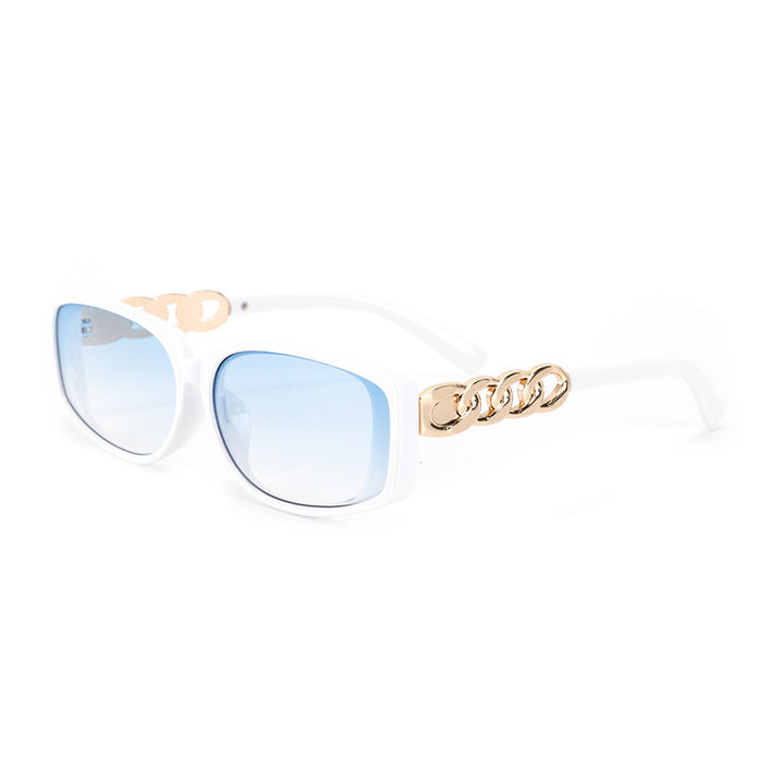 Women's square designer sunglasses with gold details Stornfield