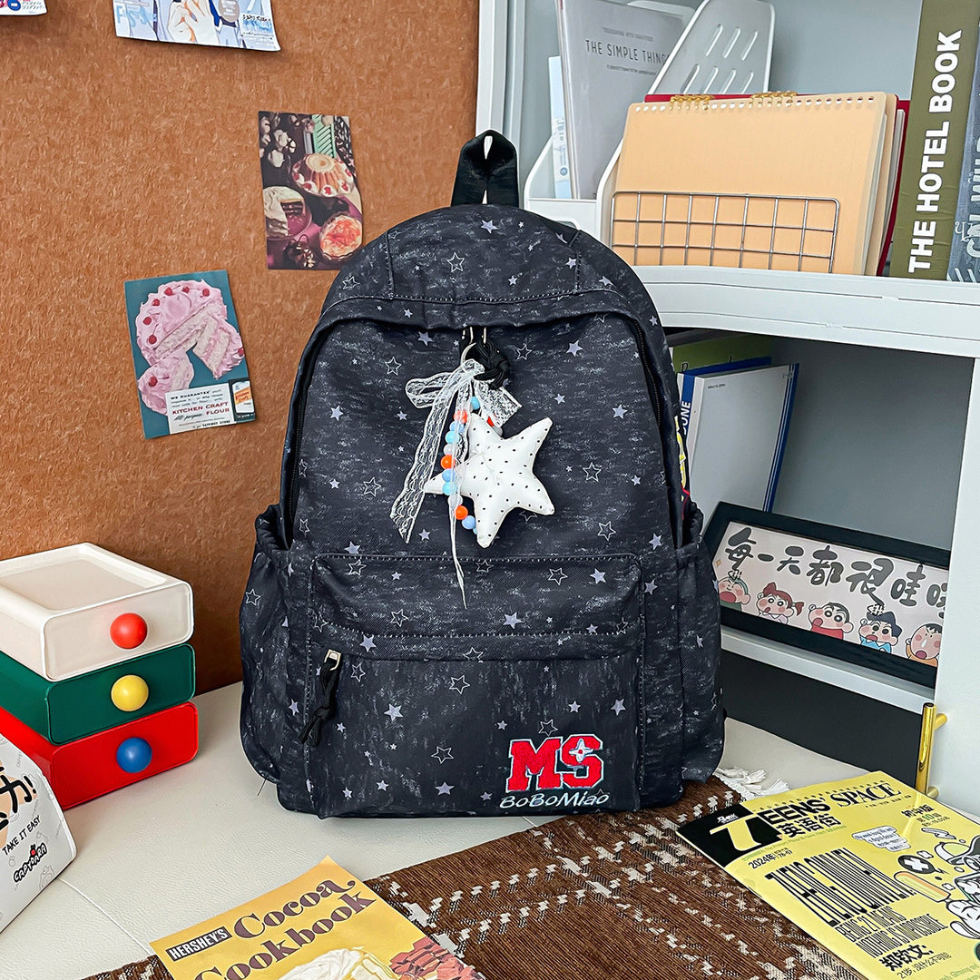Star-Patterned Casual Backpack Stornfield 1791205609