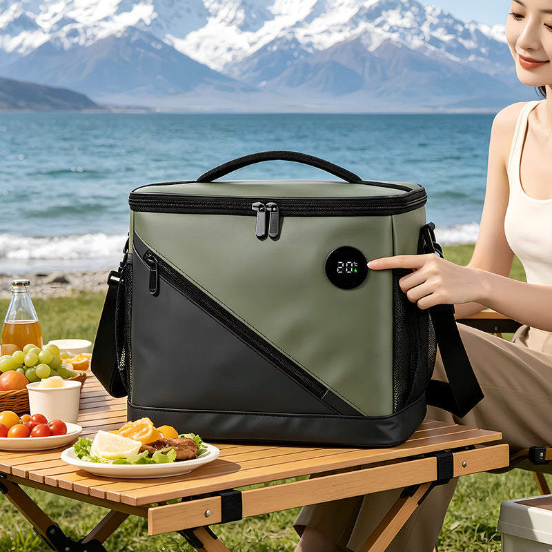Insulated Cooler Bag with Digital Temperature Indicator Stornfield