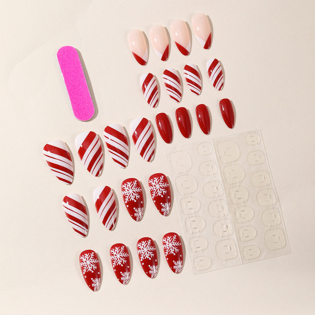 Holiday-Inspired Acrylic Nail Art Stornfield