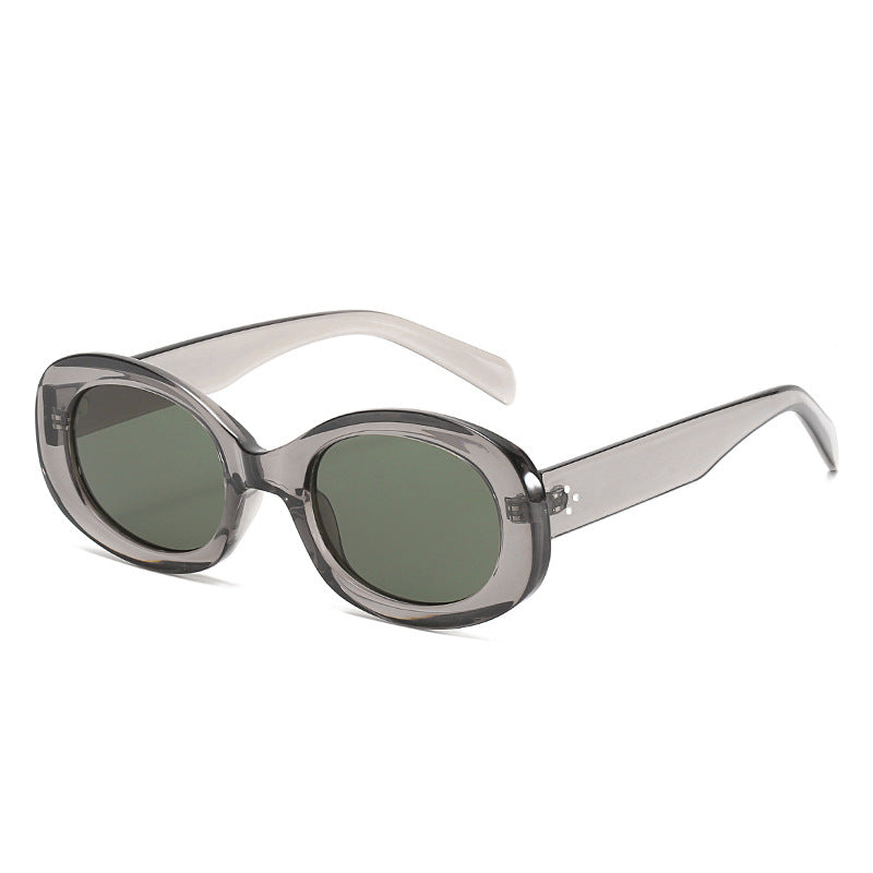 Vintage-Style Oval Frame Sunglasses Stornfield