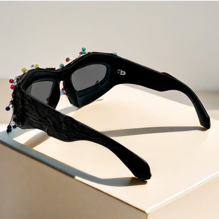 Ladies Creative Design Sunglasses with Innovative Accent Stornfield