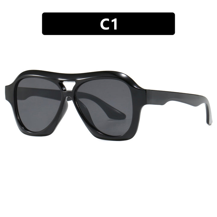 Ladies fashionable sunglasses in innovative design with wide frame Stornfield