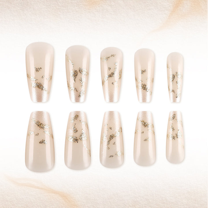 Glittery Elegance Press-On Nail Set Stornfield