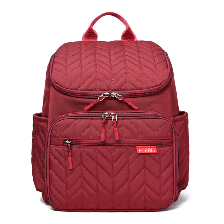 Elegant Quilted Multi-Compartment Backpack Stornfield