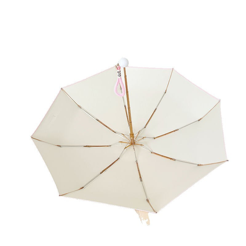Ladies compact folding umbrella with practical handbag loop Stornfield