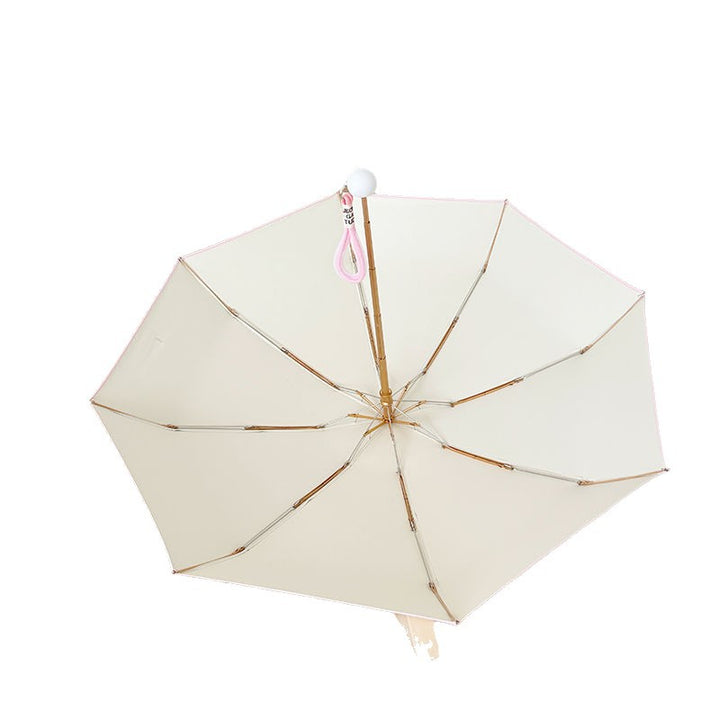 Ladies compact folding umbrella with practical handbag loop Stornfield