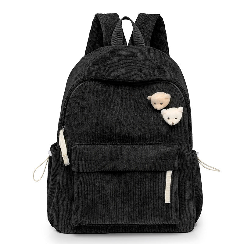 Adorable Plush Character School Backpack Stornfield