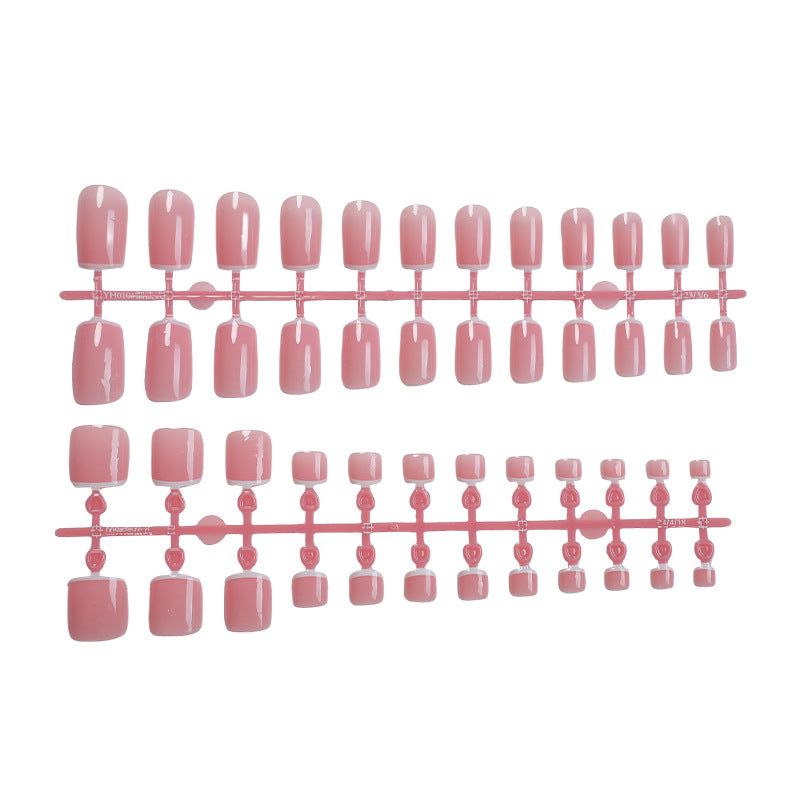 Elegant French Tip Press-On Nails Set Stornfield