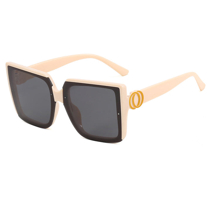 Women's square sunglasses with unique tire element Stornfield