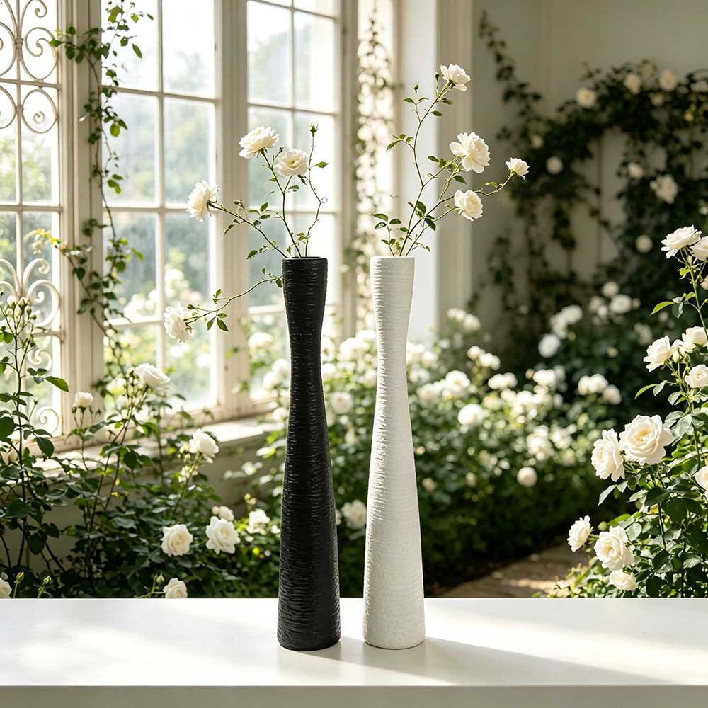Modern Textured Ceramic Flower Vase Stornfeild