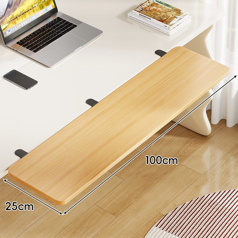 Extra-Wide Low-Profile Under-Desk Slide-Out Keyboard and Mouse Platform