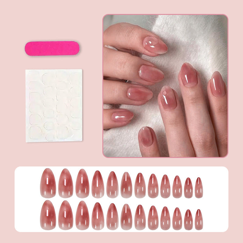 Artificial nail set with elegant, transparent shine Stornfield