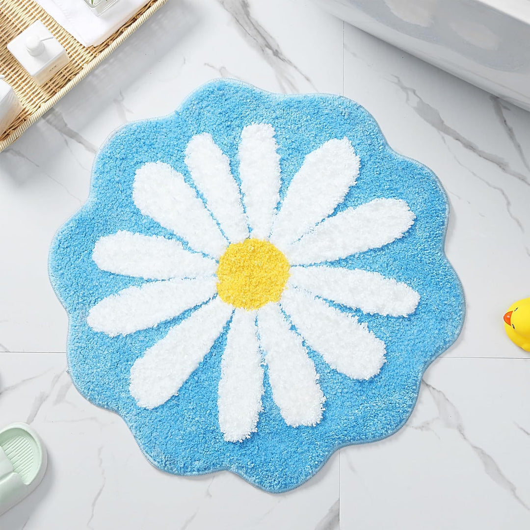 Decorative Daisy-Shaped Bath Mat