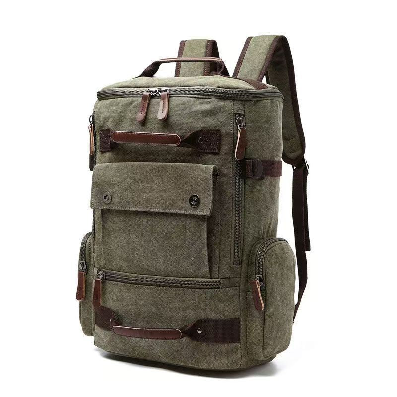 Multi-Functional Canvas Backpack