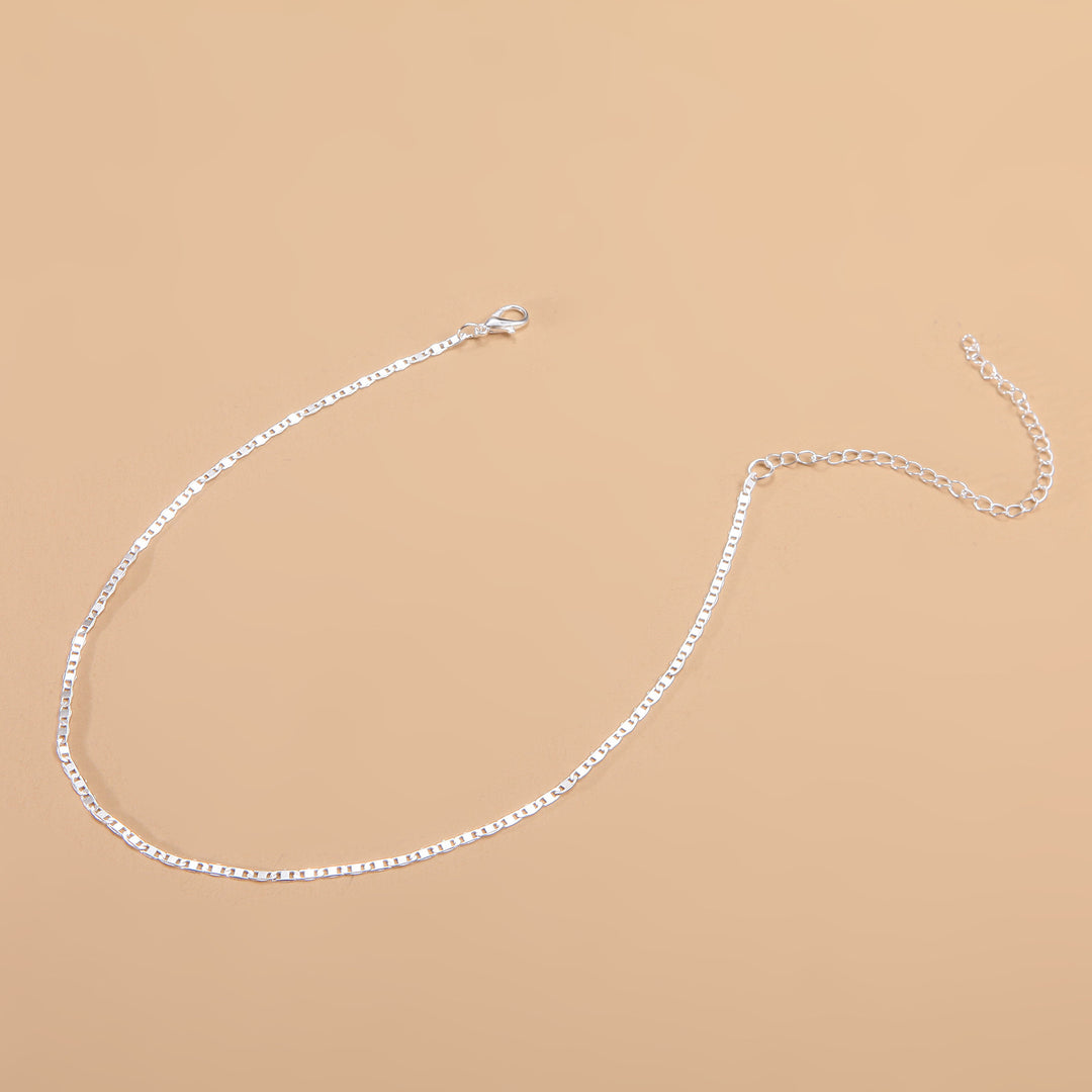 Stylish Silver Necklace Stornfield