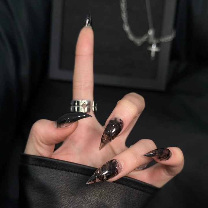 Gothic Stiletto Press-On Nail Set