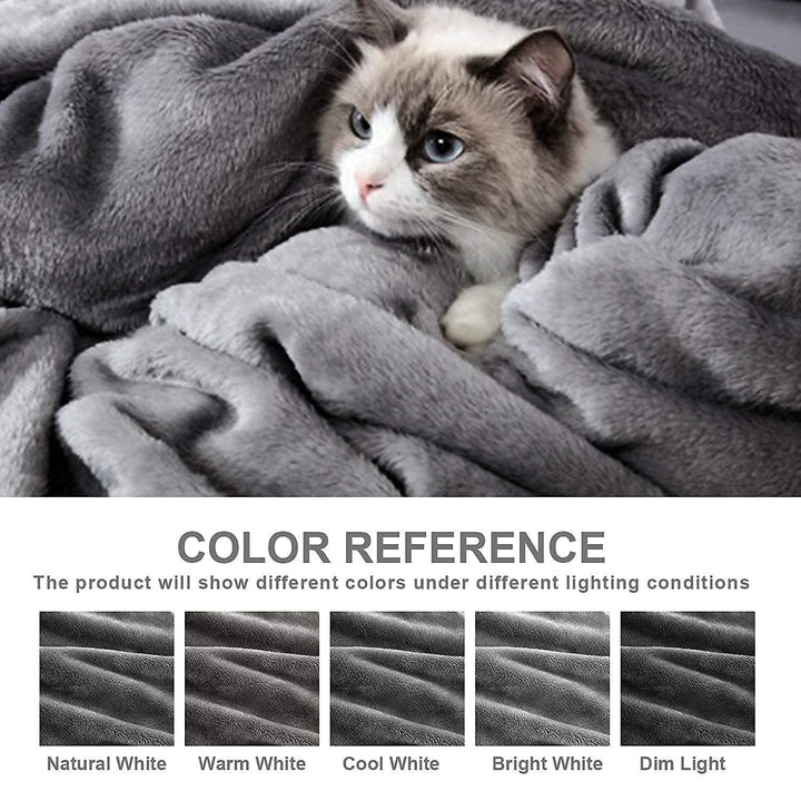 Ladies luxurious fleece blanket with soft texture Stornfield