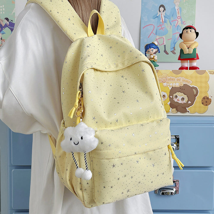 Backpack Made of Durable Material with Sparkling Stars Stornfield