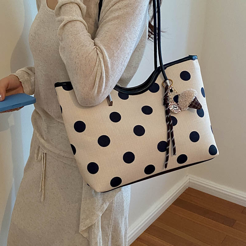 Polka Dot Weekend Tote Bag