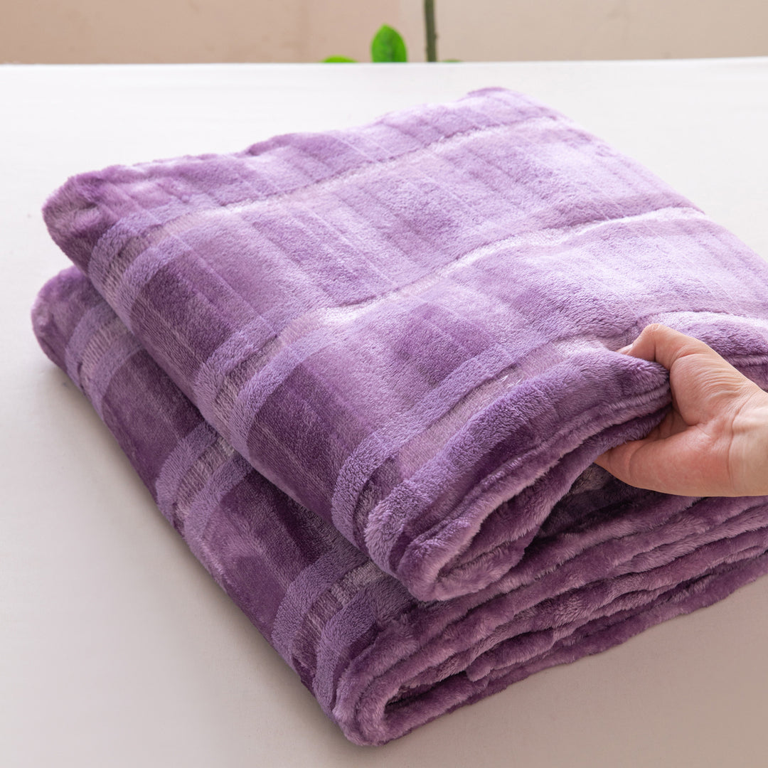 Cozy Flannel Throw Blanket