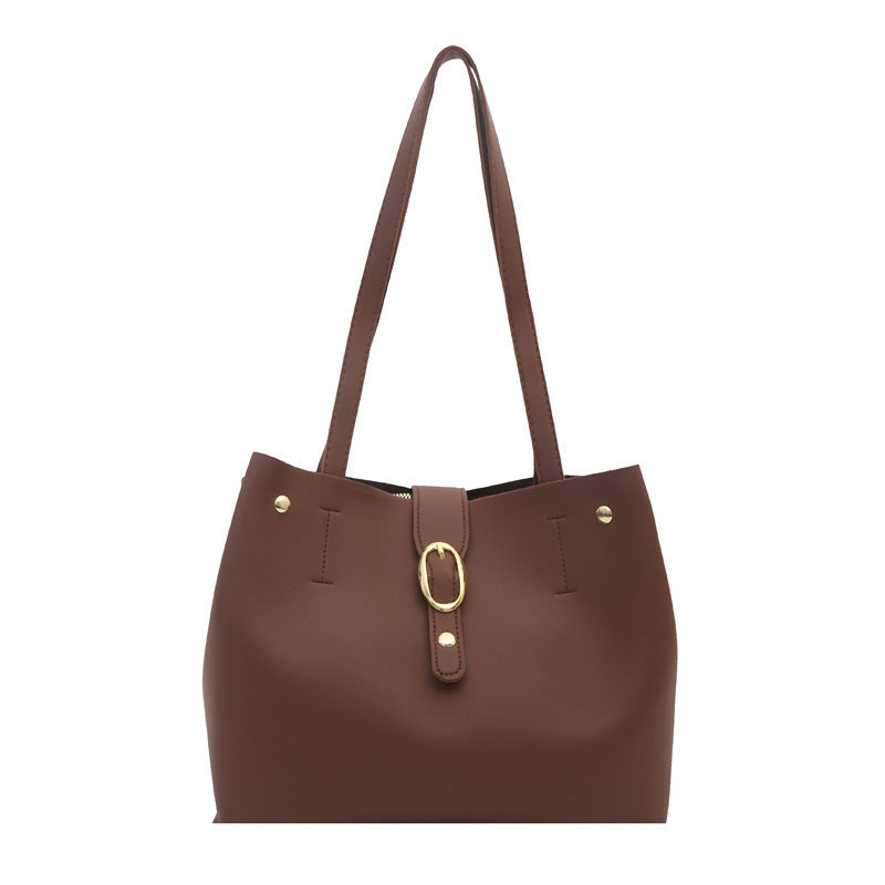 Structured Leather Tote Bag Stornfield