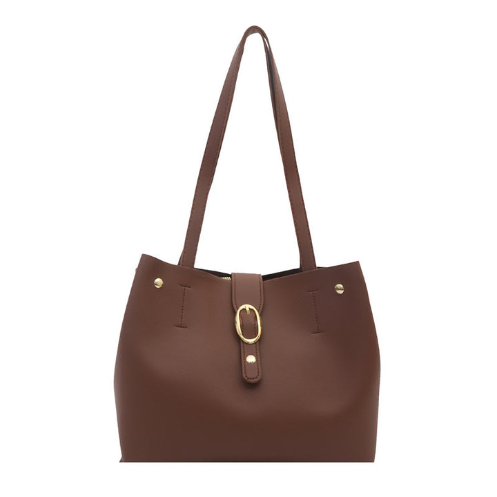 Structured Leather Tote Bag Stornfield