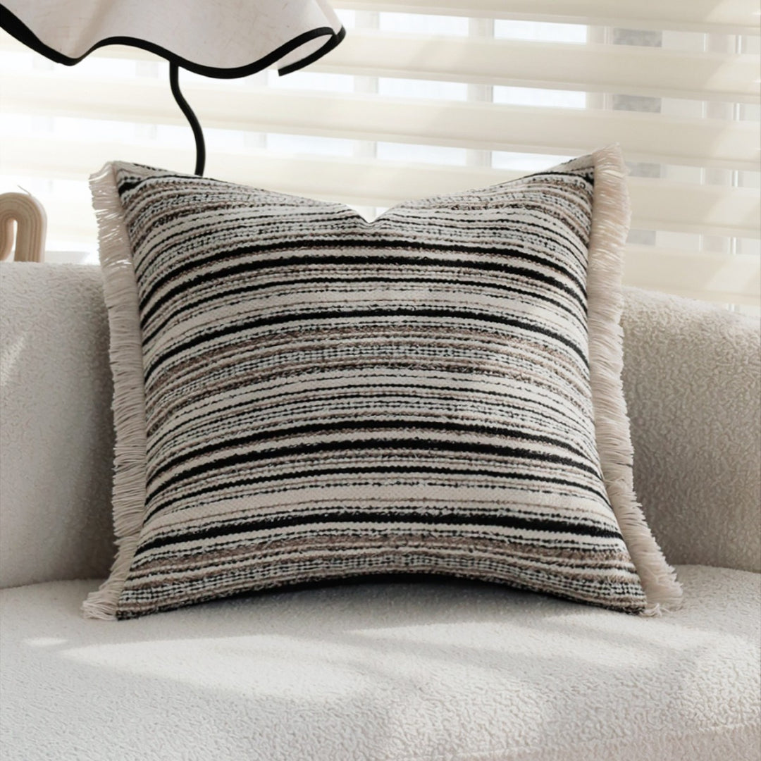 Structured Fringe Cushion by
