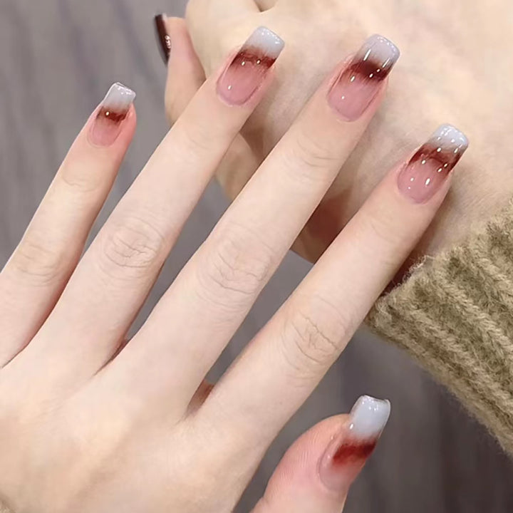 Elegant Long Square Press-On Nails Stornfield
