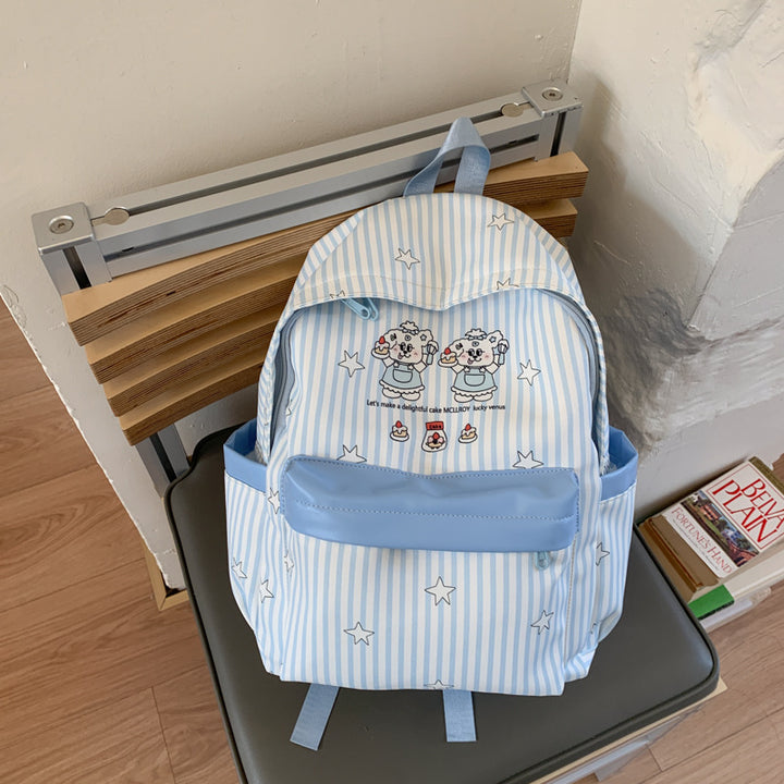 Backpack with Colorful Animal Design and Practical Compartments Stornfield