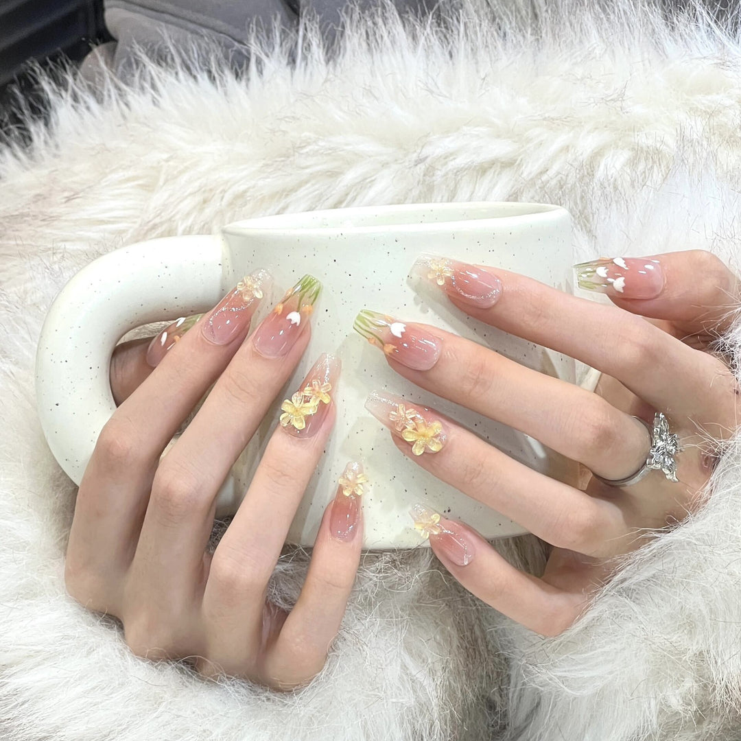Glossy Ombre Press-On Nails