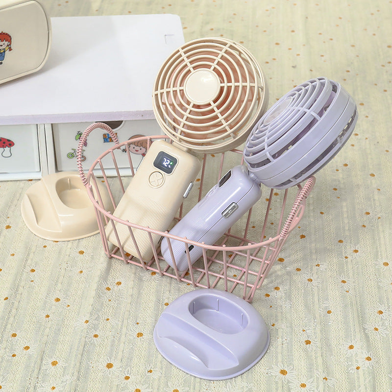 Women's Portable Mini USB Fan with LCD Display Stornfield