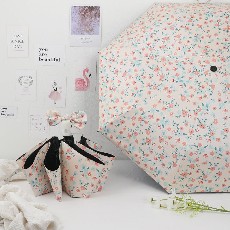 Ladies Automatic Umbrella with Colorful Floral Design Stornfield