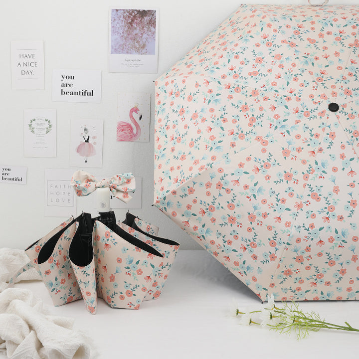 Ladies Automatic Umbrella with Colorful Floral Design Stornfield