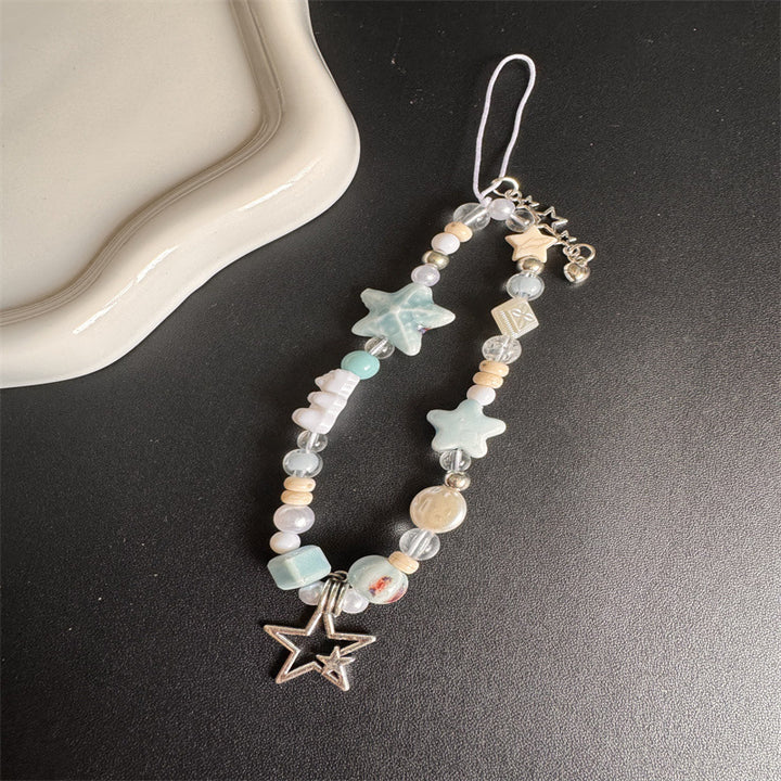Star-Themed Beaded Charm Necklace Stornfield