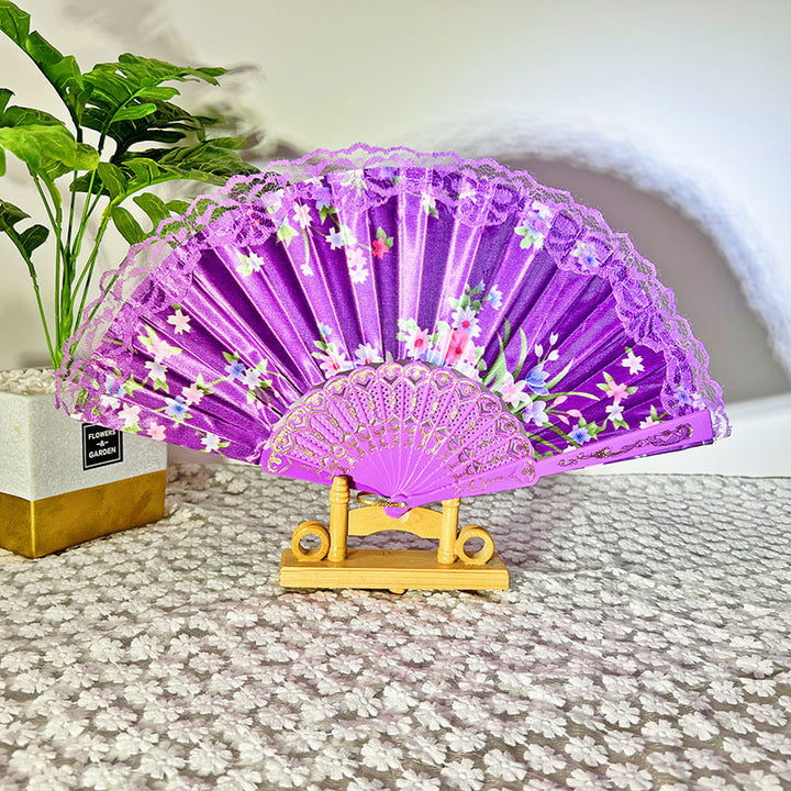 Women elegant handmade fan Stornfield