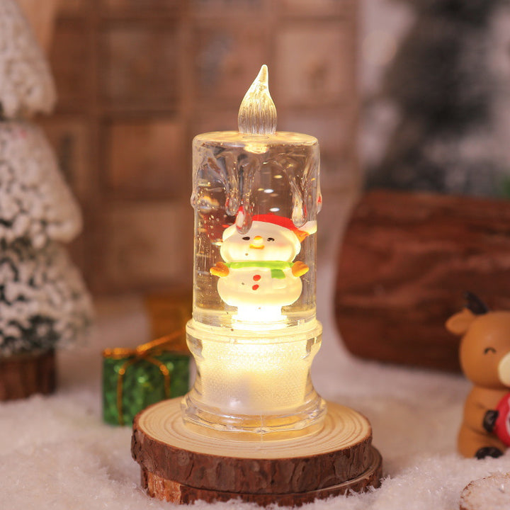 LED Christmas lantern with Santa figure Stornfield
