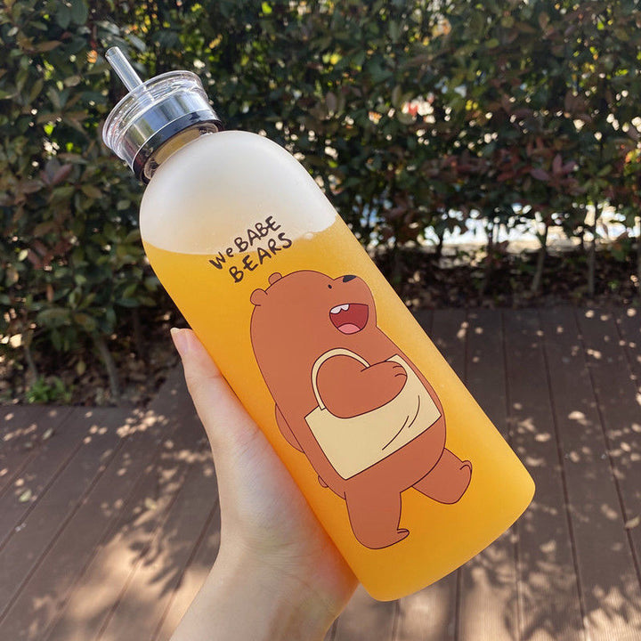 Women's creative drinking bottle with playful panda design Stornfield