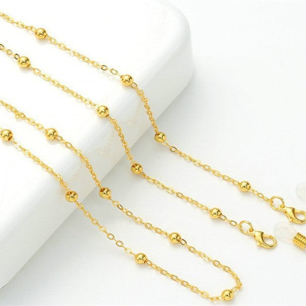 Silver Beaded Eyewear Chain Stornfield