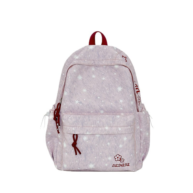 Star-Patterned Casual Backpack Stornfield