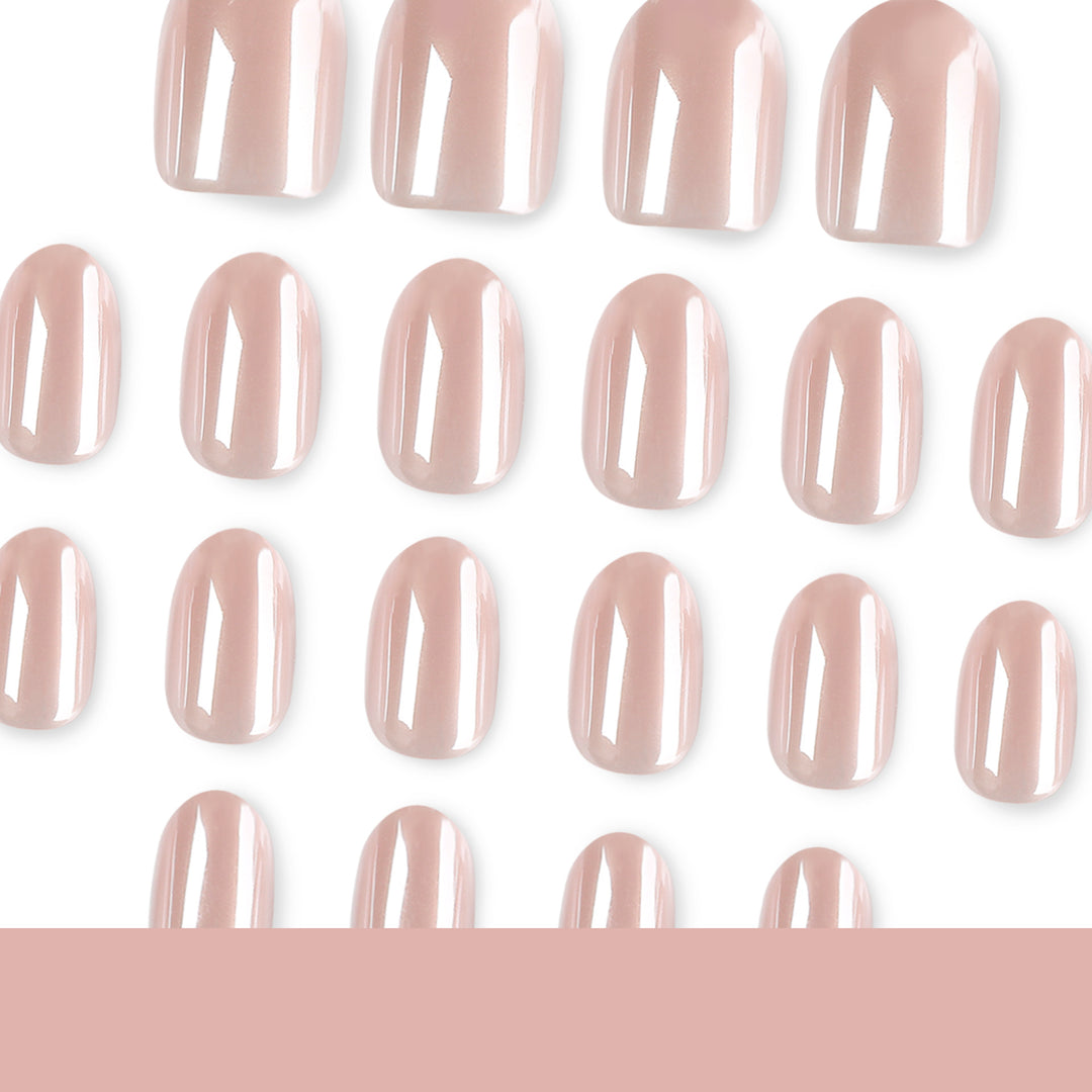 Elegant Gel Nails with Natural Shine Stornfield
