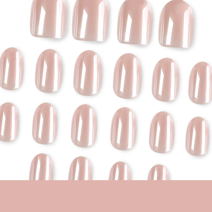 Elegant Gel Nails with Natural Shine Stornfield
