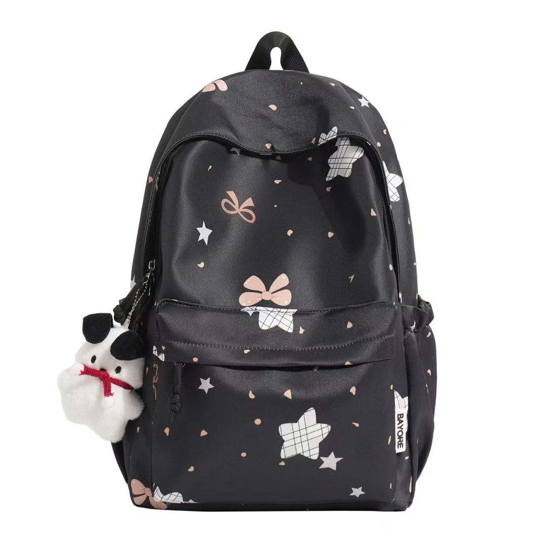 Adorable Bow-Patterned Backpack Stornfield