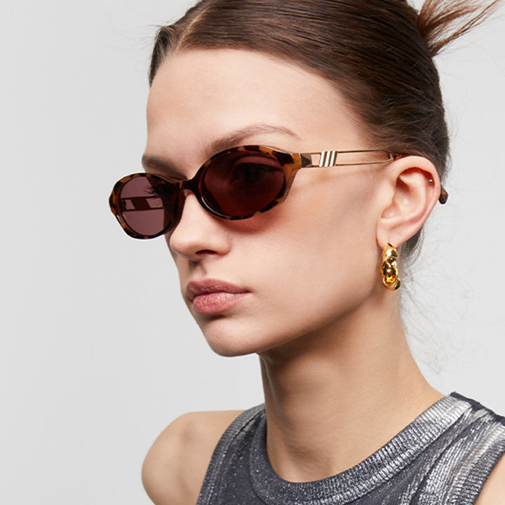 Women's fashionable sunglasses in elegant tortoiseshell pattern Stornfield
