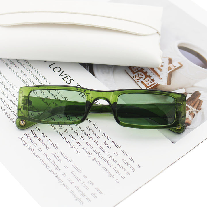 Women's fashion rectangular sunglasses with textured frame Stornfield