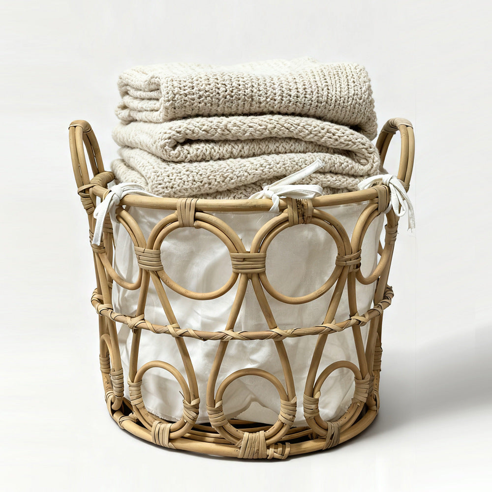 More modern braided storage basket Stornfield