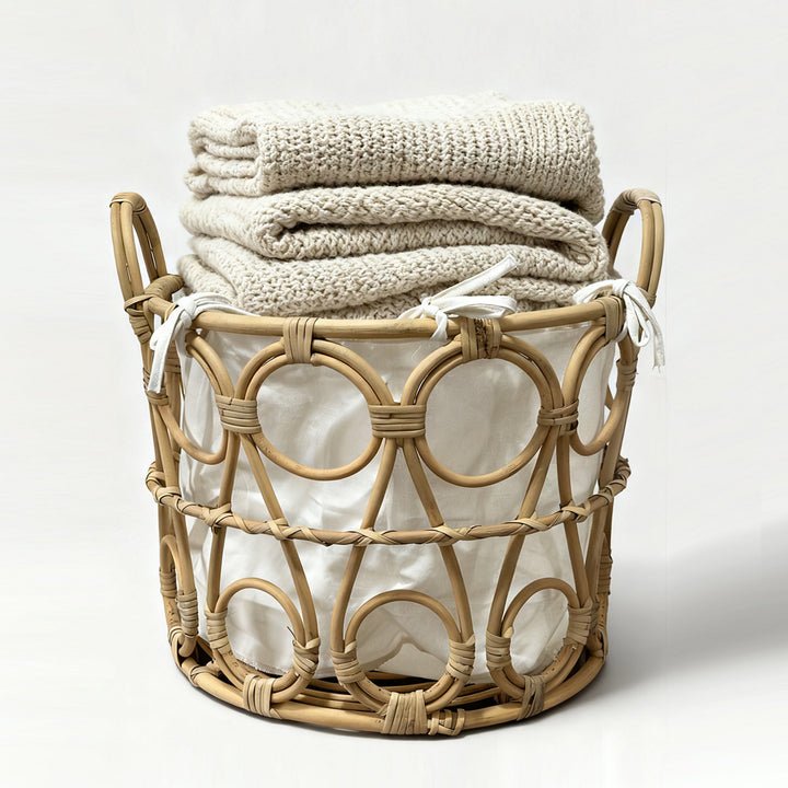 More modern braided storage basket Stornfield
