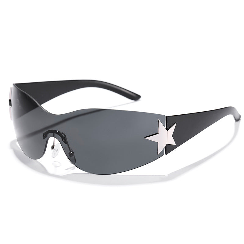 Women's futuristic design sunglasses with unique accents Stornfield