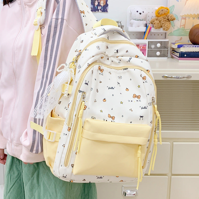 Leisure backpack with charming design and practical compartments Stornfield