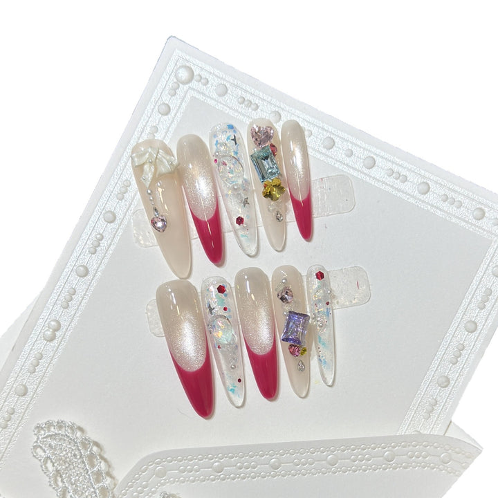 Stylish Decorative Press-On Nail Set Stornfield